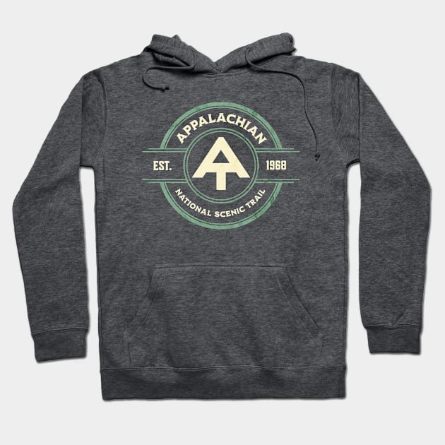 Appalachian National Scenic Trail AT Round Vintage Hoodie by TGKelly